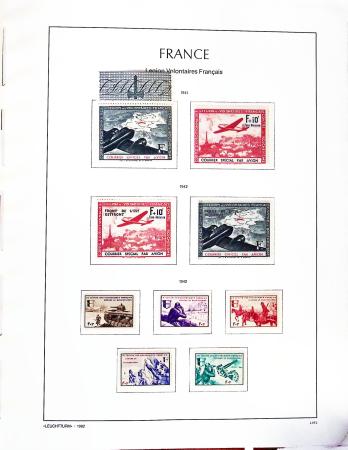 1876-2022, Collection de France en 21 classeurs Leuchtturm