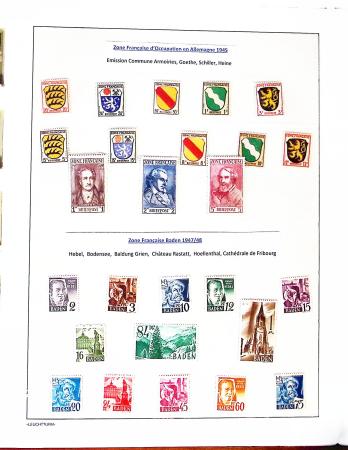 1876-2022, Collection de France en 21 classeurs Leuchtturm
