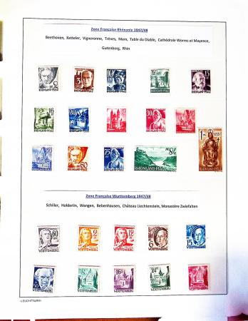1876-2022, Collection de France en 21 classeurs Leuchtturm