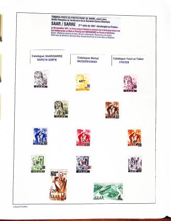 1876-2022, Collection de France en 21 classeurs Leuchtturm