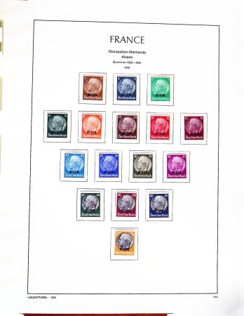 1876-2022, Collection de France en 21 classeurs Leuchtturm