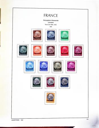 1876-2022, Collection de France en 21 classeurs Leuchtturm
