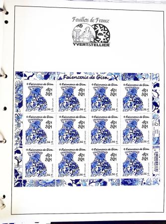 1876-2022, Collection de France en 21 classeurs Leuchtturm