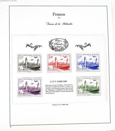 1876-2022, Collection de France en 21 classeurs Leuchtturm