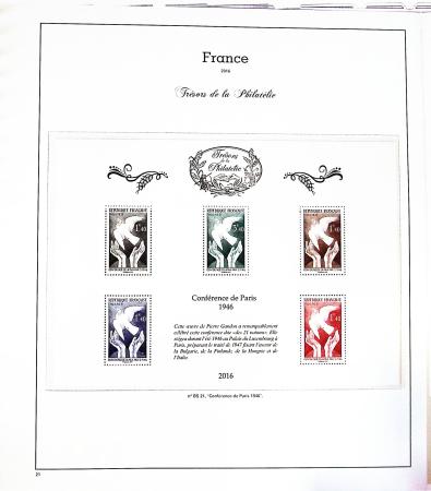 1876-2022, Collection de France en 21 classeurs Leuchtturm