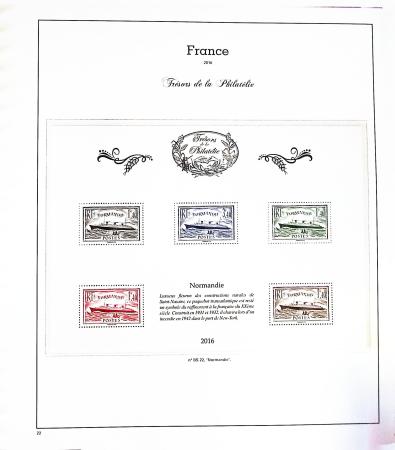 1876-2022, Collection de France en 21 classeurs Leuchtturm