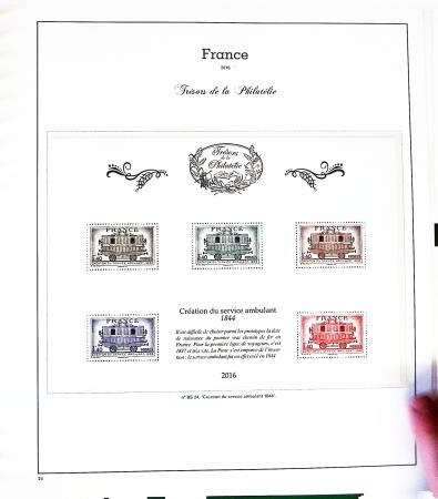 1876-2022, Collection de France en 21 classeurs Leuchtturm
