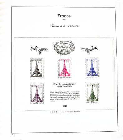 1876-2022, Collection de France en 21 classeurs Leuchtturm