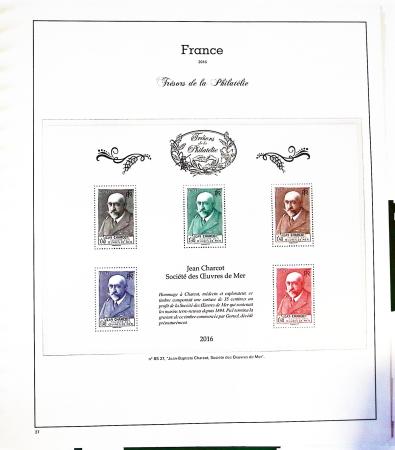 1876-2022, Collection de France en 21 classeurs Leuchtturm