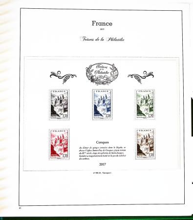 1876-2022, Collection de France en 21 classeurs Leuchtturm