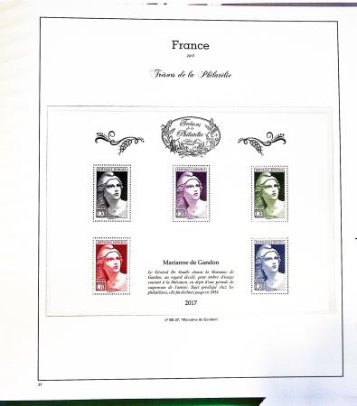 1876-2022, Collection de France en 21 classeurs Leuchtturm
