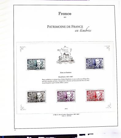 1876-2022, Collection de France en 21 classeurs Leuchtturm