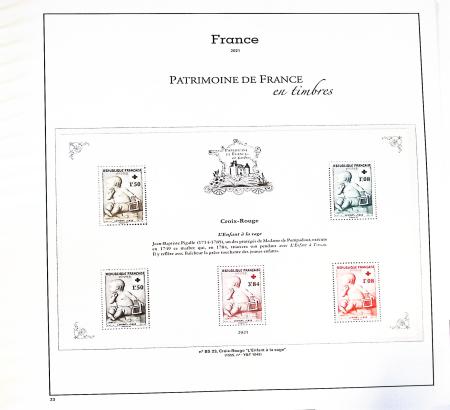 1876-2022, Collection de France en 21 classeurs Leuchtturm