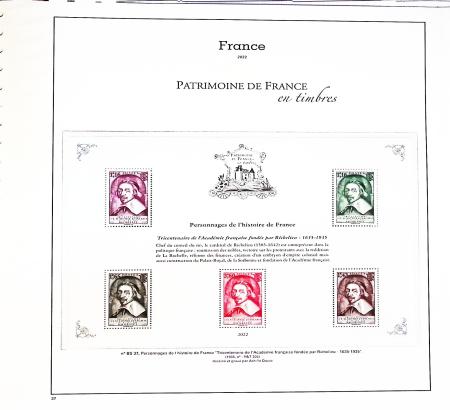 1876-2022, Collection de France en 21 classeurs Leuchtturm