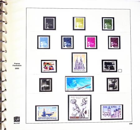 1849-2013, Collection de France en 13 classeurs neufs