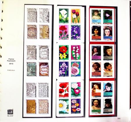 1849-2013, Collection de France en 13 classeurs neufs