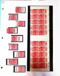 1910-50env. Lot hétéroclite avec une chemise de carnets