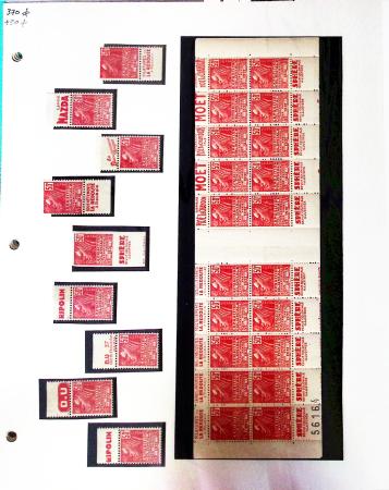 1910-50env. Lot hétéroclite avec une chemise de carnets