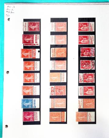 1910-50env. Lot hétéroclite avec une chemise de carnets