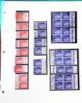 1910-50env. Lot hétéroclite avec une chemise de carnets
