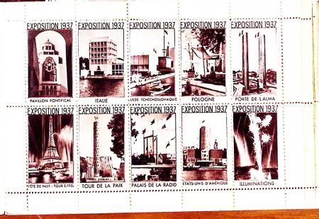 1910-50env. Lot hétéroclite avec une chemise de carnets