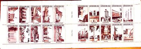 1910-50env. Lot hétéroclite avec une chemise de carnets