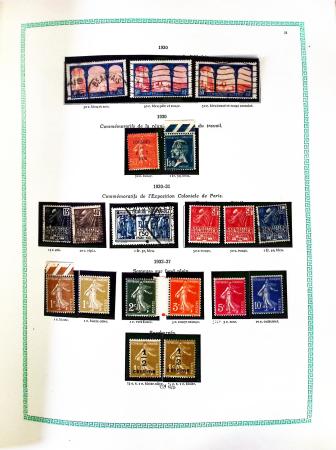 1940-2023, Collection/lot de France neuf pour faciale,