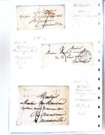 1790-2011, Lot de France avec une partie lettres et
