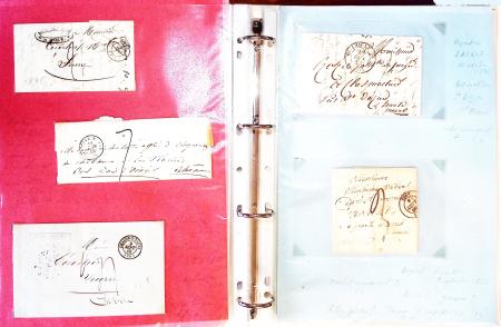 1790-2011, Lot de France avec une partie lettres et