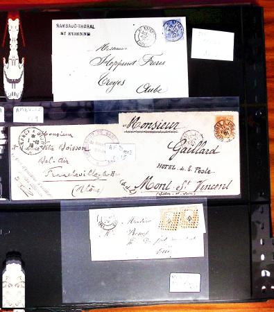 1790-2011, Lot de France avec une partie lettres et