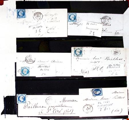 1790-2011, Lot de France avec une partie lettres et