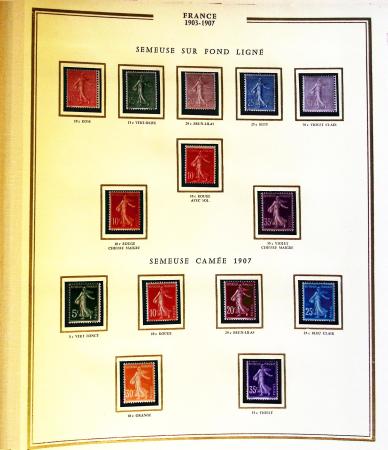 1900-1999, Collection de France dont 16 albums Présidence