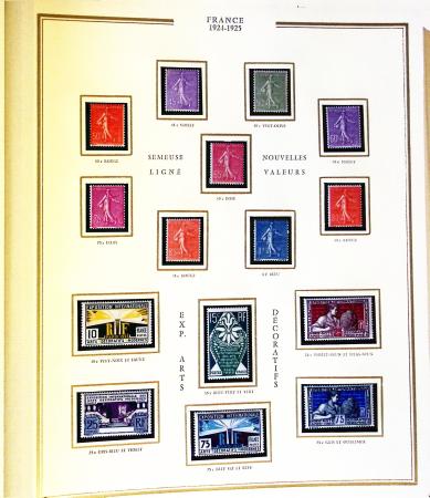 1900-1999, Collection de France dont 16 albums Présidence