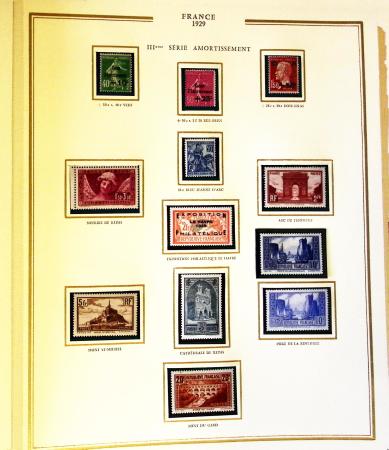 1900-1999, Collection de France dont 16 albums Présidence