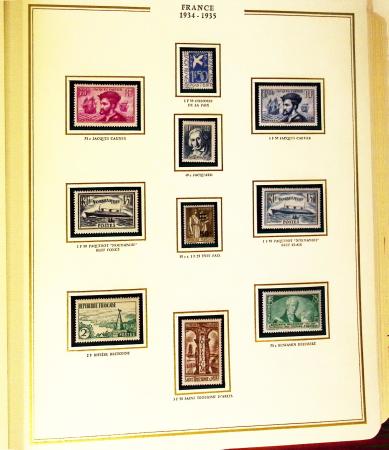 1900-1999, Collection de France dont 16 albums Présidence