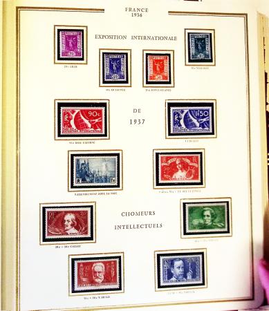 1900-1999, Collection de France dont 16 albums Présidence