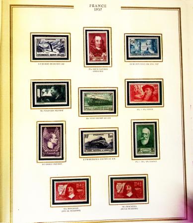 1900-1999, Collection de France dont 16 albums Présidence
