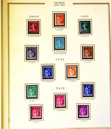 1900-1999, Collection de France dont 16 albums Présidence