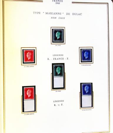 1900-1999, Collection de France dont 16 albums Présidence