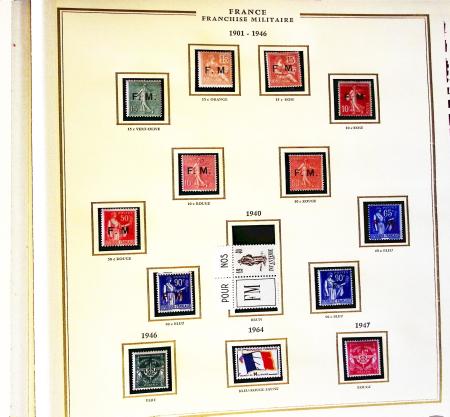 1900-1999, Collection de France dont 16 albums Présidence