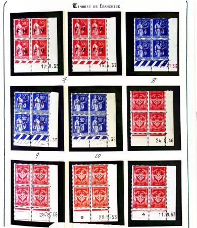 1900-1999, Collection de France dont 16 albums Présidence