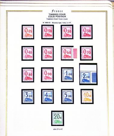 1900-1999, Collection de France dont 16 albums Présidence