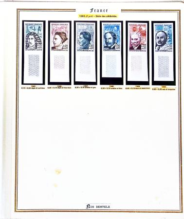 1900-1999, Collection de France dont 16 albums Présidence