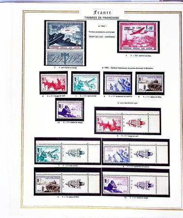 1900-1999, Collection de France dont 16 albums Présidence