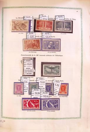 1849-1998, Collection débutant par des oblitérés puis