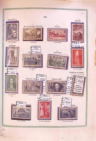 1849-1998, Collection débutant par des oblitérés puis