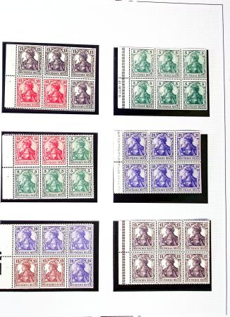 1872-1950, Extensive collection of Germany in ten stockbooks