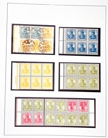 1872-1950, Extensive collection of Germany in ten stockbooks
