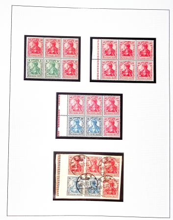 1872-1950, Extensive collection of Germany in ten stockbooks