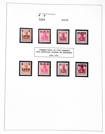 1872-1950, Extensive collection of Germany in ten stockbooks